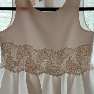 White Confirmation/First Communion Dress Child Size 10